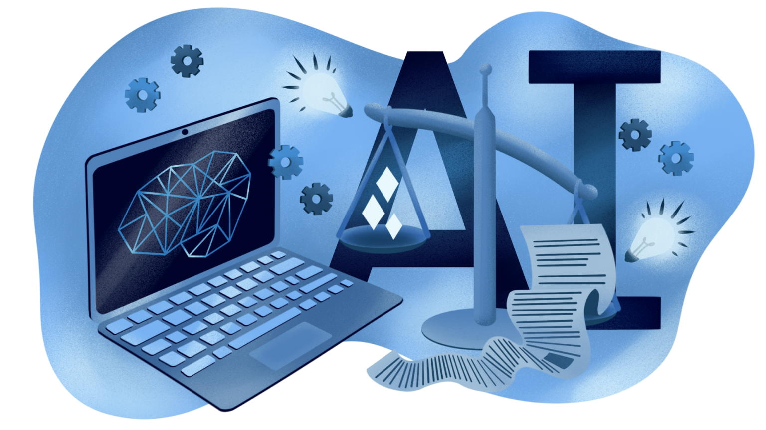 intelligenza artificiale e copyright_illustrazione di Genesis Fajardo